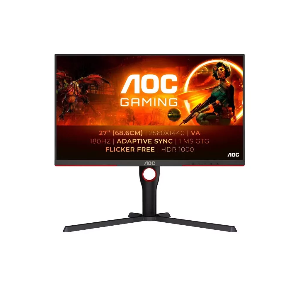 AOC G3 Q27G3XMN/BK écran plat de PC 68,6 cm (27") 2560 x 1440 pixels 2K Ultra HD LED Noir-La Halle Informatique-[product_referen