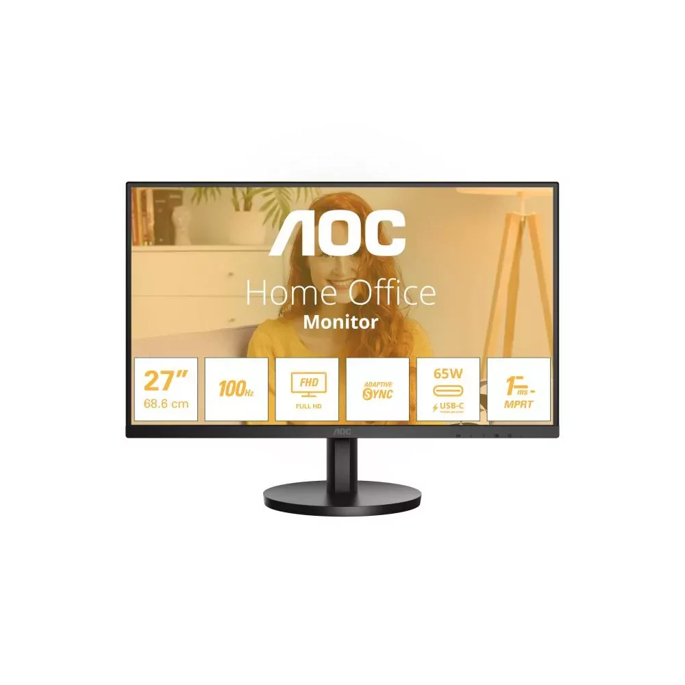 AOC 27B3CA2 écran plat de PC 68,6 cm (27") 1920 x 1080 pixels Full HD LED Noir-La Halle Informatique-[product_reference]