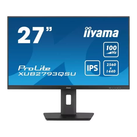 iiyama ProLite XUB2793QSU-B6 LED display 68,6 cm (27") 2560 x 1440 pixels Quad HD Noir-La Halle Informatique-[product_reference]