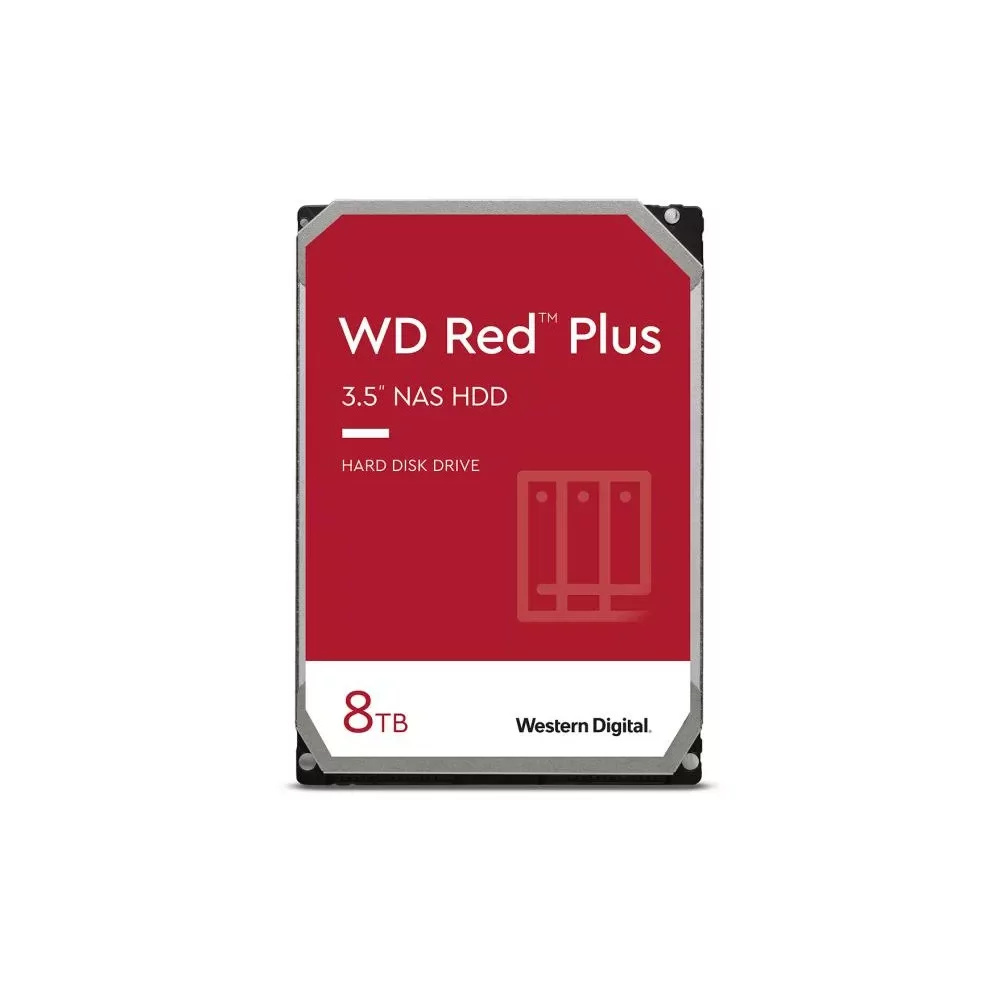 Western Digital Red Plus disque dur 8 To 5640 tr/min 256 Mo 3.5" Série ATA III-La Halle Informatique-[product_reference]