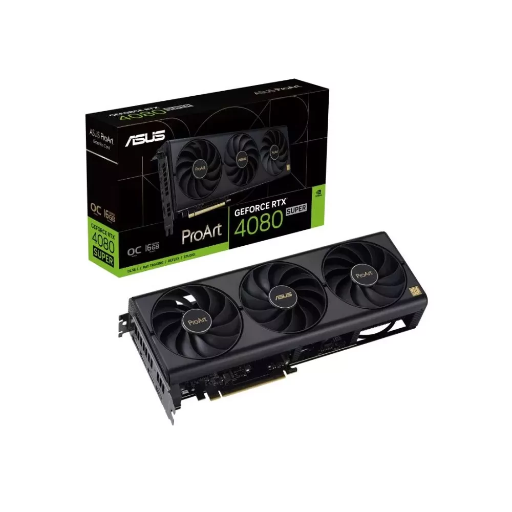 ASUS ProArt -RTX4080S-O16G NVIDIA GeForce RTX 4080 SUPER 16 Go GDDR6X-La Halle Informatique-[product_reference]