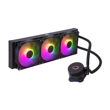 Cooler Master MasterLiquid 360L Core ARGB Processeur Kit de refroidissement du liquide 12 cm Noir-La Halle Informatique-[product