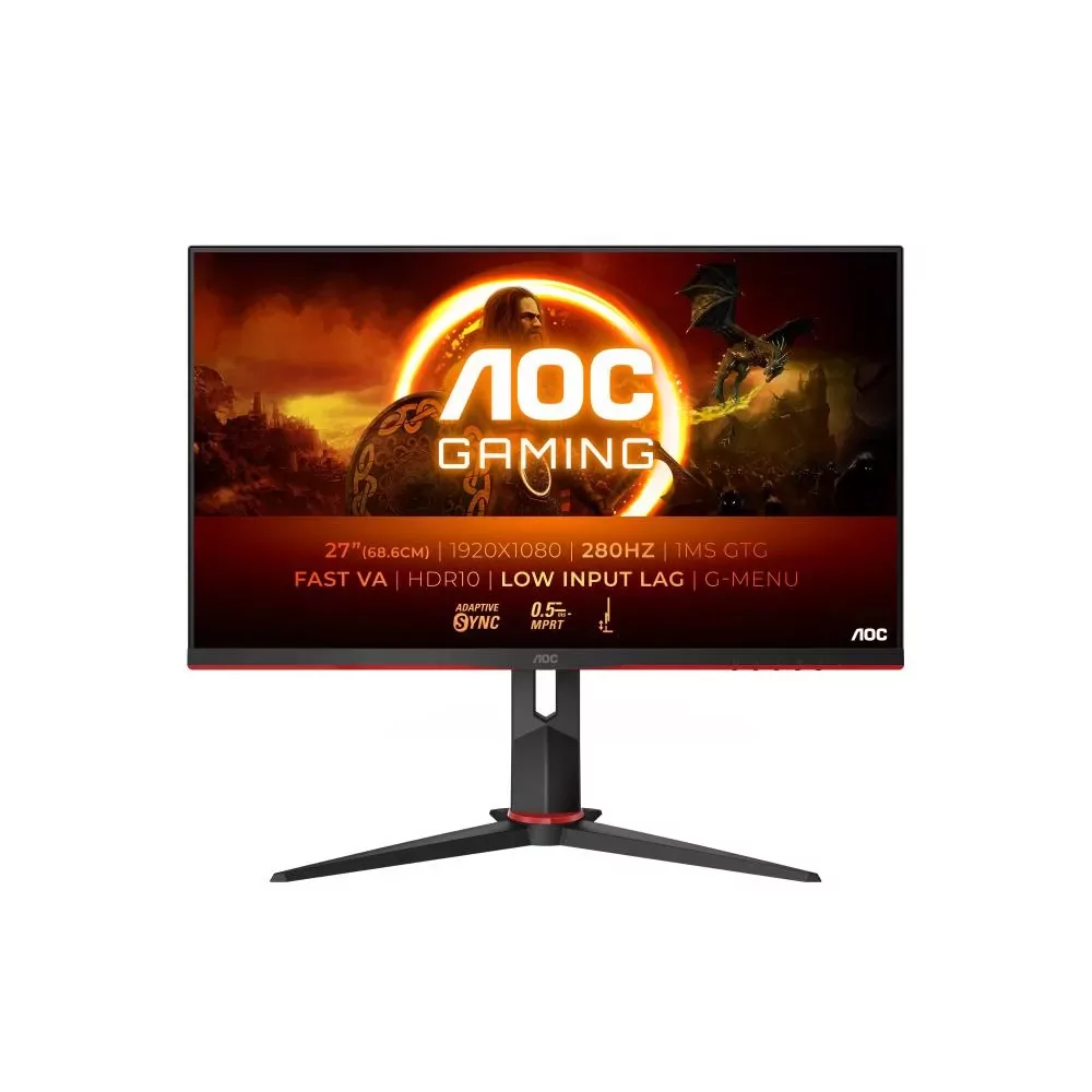 AOC G2 27G2ZN3/BK écran plat de PC 68,6 cm (27") 1920 x 1080 pixels Full HD LCD Noir, Rouge-La Halle Informatique-[product_refer