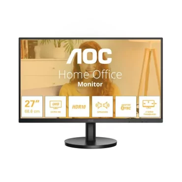 AOC U27B3AF écran plat de PC 68,6 cm (27") 3840 x 2160 pixels 4K Ultra HD LED Noir-La Halle Informatique-[product_reference]