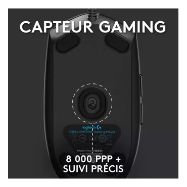 Logitech G203 Gaming Mouse LIGHTSYNC-La Halle Informatique-[product_reference]