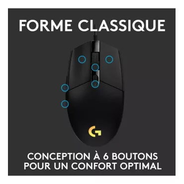 Logitech G203 Gaming Mouse LIGHTSYNC-La Halle Informatique-[product_reference]