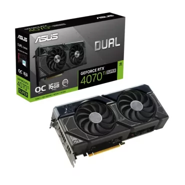 ASUS Dual -RTX4070TIS-O16G NVIDIA GeForce RTX 4070 Ti SUPER 16 Go GDDR6X-La Halle Informatique-[product_reference]