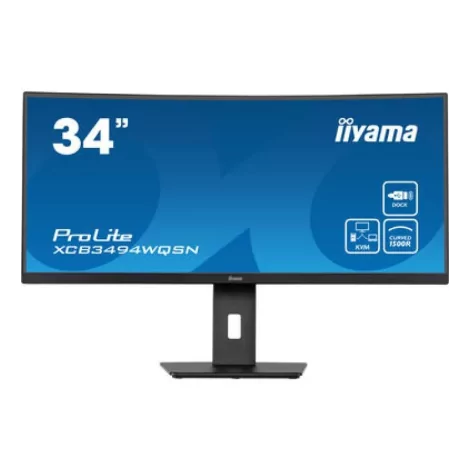 iiyama ProLite XCB3494WQSN-B5 LED display 86,4 cm (34") 3440 x 1440 pixels UltraWide Quad HD Noir-La Halle Informatique-[product