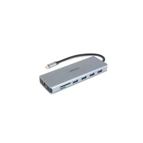 DICOTA D32065 hub & concentrateur USB 3.2 Gen 1 (3.1 Gen 1) Type-C Argent-La Halle Informatique-[product_reference]