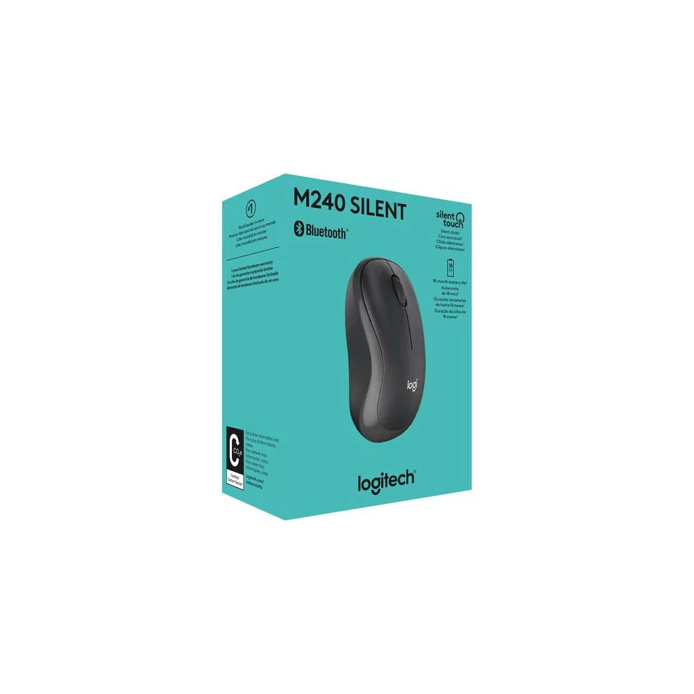 Logitech M240 souris Voyage Ambidextre Bluetooth-La Halle Informatique-[product_reference]