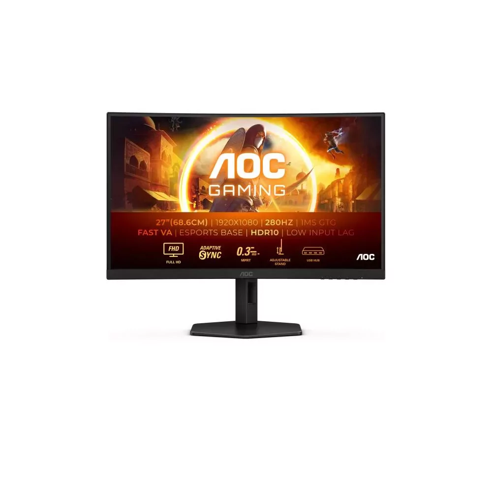 AOC G4 C27G4ZXU écran plat de PC 68,6 cm (27") 1920 x 1080 pixels Full HD LED Noir-La Halle Informatique-[product_reference]