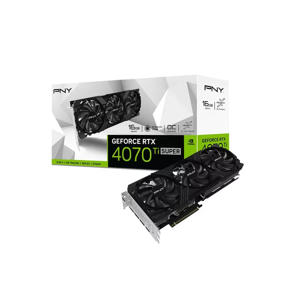 PNY RTX 4070Ti Super 16GB VERTO LED OC-La Halle Informatique-[product_reference]