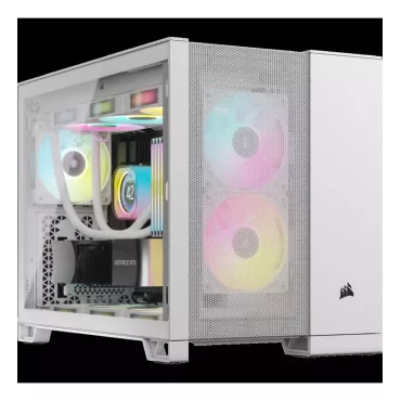 CORSAIR 6500X Mid-Tower Dual Chamber PC Case-WHITE-La Halle Informatique-[product_reference]