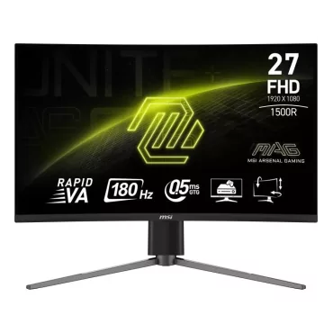 MSI MAG 27C6PF écran plat de PC 68,6 cm (27") 1920 x 1080 pixels Full HD Noir-La Halle Informatique-[product_reference]