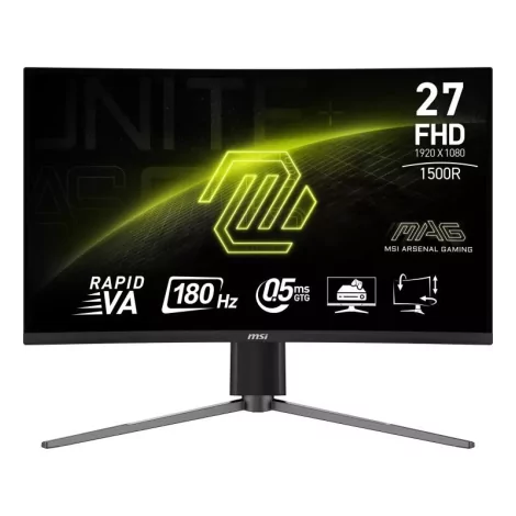 MSI MAG 27C6PF écran plat de PC 68,6 cm (27") 1920 x 1080 pixels Full HD Noir-La Halle Informatique-[product_reference]