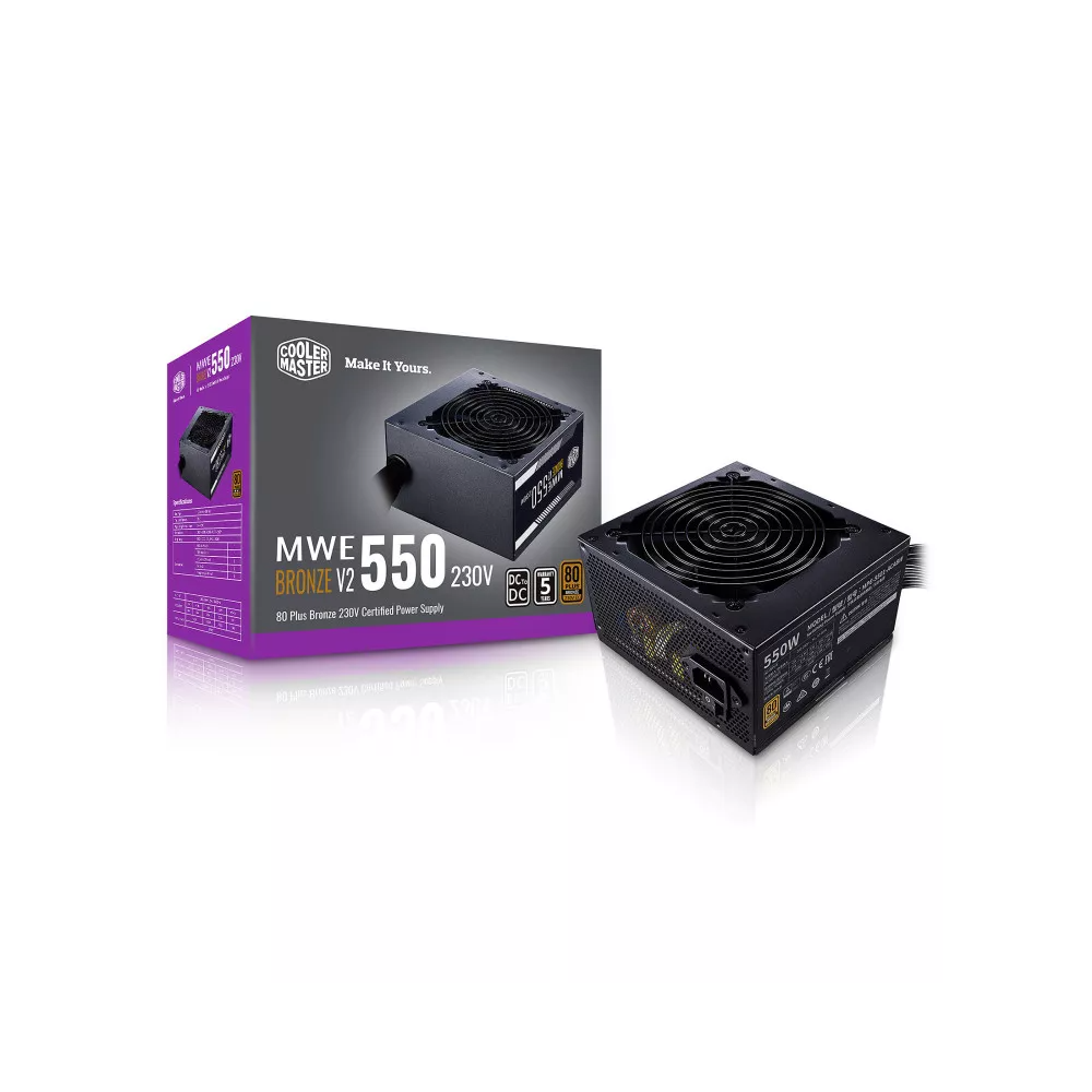 COOLER MASTER MWE 550W V2 - 80+ BRONZE - 550 WATTS-La Halle Informatique-[product_reference]