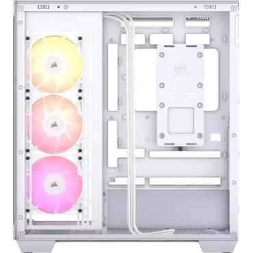 CORSAIR 3500X ARGB Mid-Tower PC Case, White