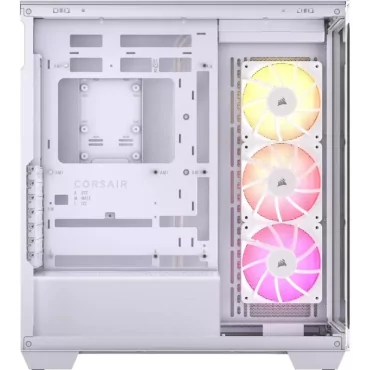 CORSAIR 3500X ARGB Mid-Tower PC Case, White