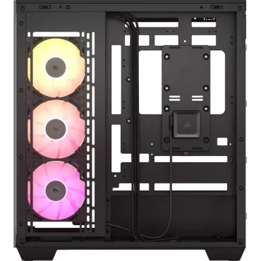 CORSAIR ICUE LINK 3500X ARGB Mid-Tower PC Case, Black