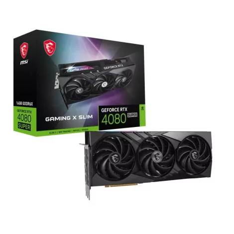 MSI GAMING GeForce RTX 4080 SUPER 16G X SLIM NVIDIA 16 Go GDDR6X-La Halle Informatique-[product_reference]