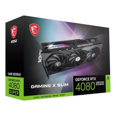 MSI GAMING GeForce RTX 4080 SUPER 16G X SLIM NVIDIA 16 Go GDDR6X-La Halle Informatique-[product_reference]