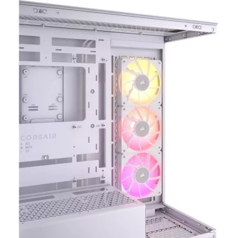 CORSAIR iCUE LINK 3500X RGB Mid-Tower PC Case, White-La Halle Informatique-[product_reference]