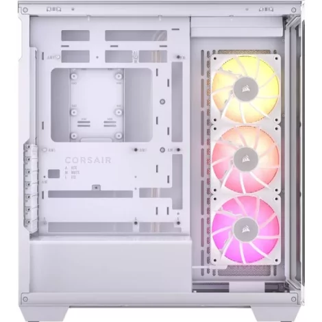 CORSAIR iCUE LINK 3500X RGB Mid-Tower PC Case, White-La Halle Informatique-[product_reference]