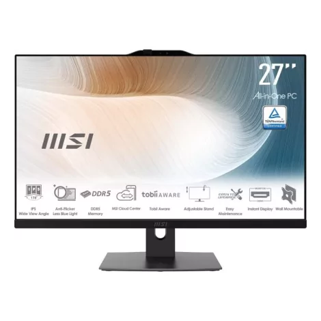 MSI Modern AM272P 1M-814FR Intel Core 7 150U 68,6 cm (27") 1920 x 1080 pixels PC All-in-One 16 Go DDR5-SDRAM 1 To SSD Windows 11