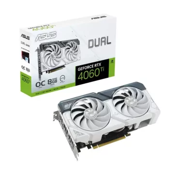 ASUS Dual -RTX4060TI-O8G-WHITE NVIDIA GeForce RTX 4060 Ti 8 Go GDDR6-La Halle Informatique-[product_reference]