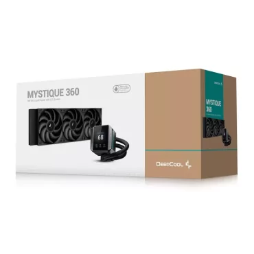 DeepCool MYSTIQUE 360 ARGB Processeur Refroidisseur de liquide tout-en-un 12 cm Noir 1 pièce(s)-La Halle Informatique-[product_r