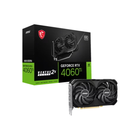 MSI RTX 4060TI VENTUS 2X BLACK 8G E1 OC-La Halle Informatique-[product_reference]