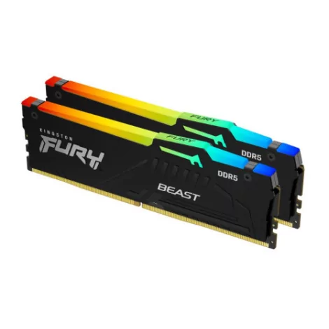 Kingston Technology FURY Beast 32 Go 5600 MT/s DDR5 CL36 DIMM (Kits de 2) RGB-La Halle Informatique-[product_reference]