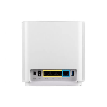 ASUS ZenWiFi AX XT8 (W-1-PK) routeur sans fil Gigabit Ethernet Tri-bande (2,4 GHz / 5 GHz / 5 GHz) Blanc-La Halle Informatique-[